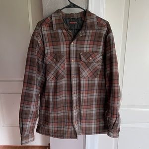 Mens Long-sleeve Flannel Jacket